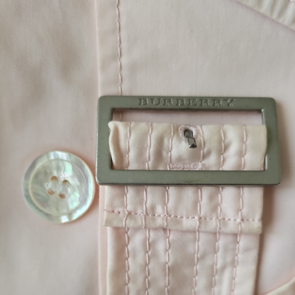 Burberry Soft Pink Collared Jacket - image 6